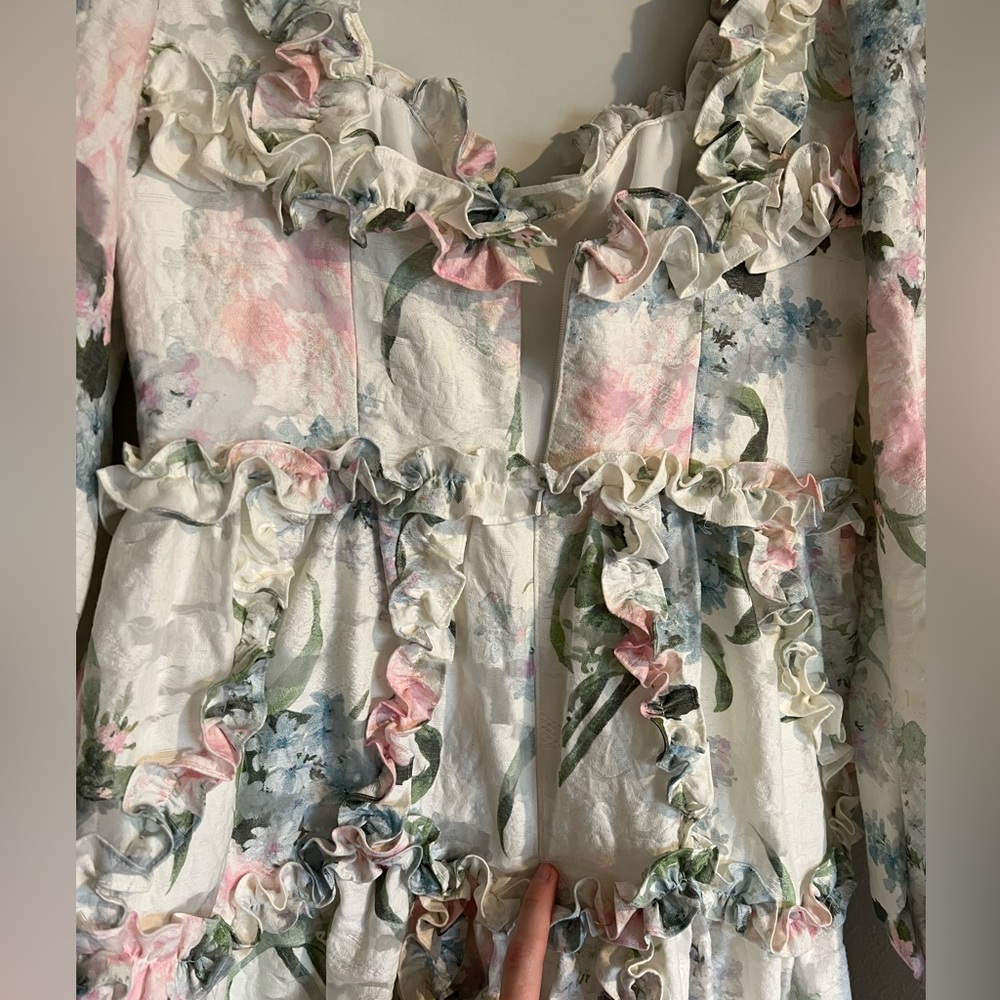 PRICE FIRM @340 Needle and Thread Posy Blossom ankle gown NWOT🤍 - Picture 10 of 14